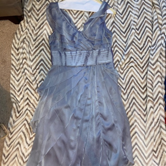 pale blue flowy dress